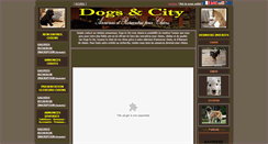 Desktop Screenshot of dogsandcity.com